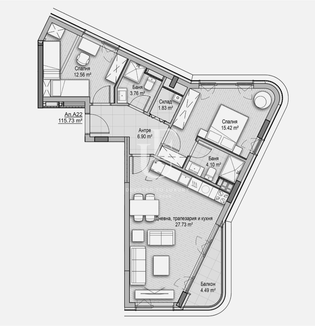 Продава 3-СТАЕН, гр. София, Витоша, снимка 3 - Апартаменти - 54732058