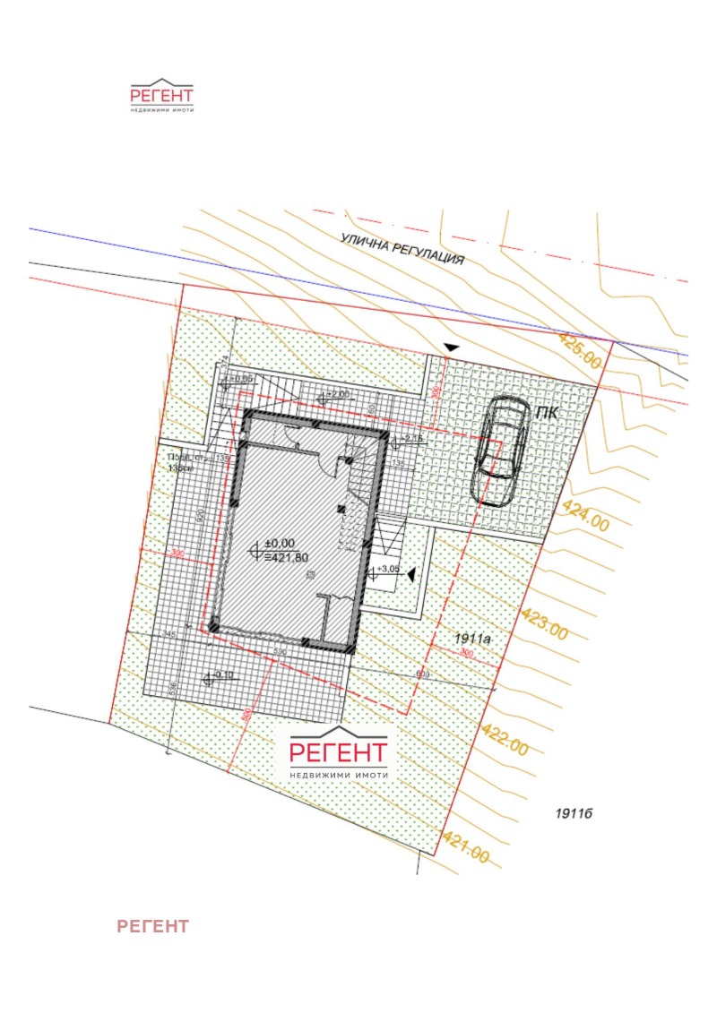 Продава ПАРЦЕЛ в град Габрово, Тлъчници - 330 кв.м / 25 564.59 € » 50 000 лв., РЕГЕНТ