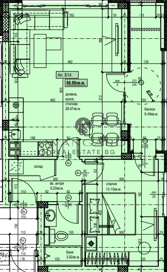 Продава 2-СТАЕН, гр. Пловдив, Христо Смирненски, снимка 2 - Апартаменти - 53706245