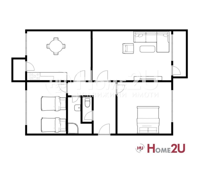 На продаж  2 спальні Пловдив , Кючук Париж , 94 кв.м | 73646688 - зображення [14]