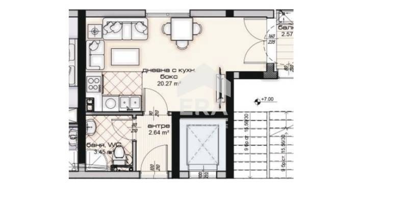 Продава 1-СТАЕН, гр. Варна, Владислав Варненчик 1, снимка 3 - Апартаменти - 54367737