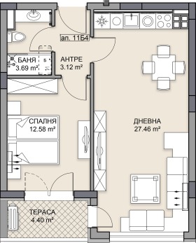 1 chambre Gagarin, Plovdiv 2