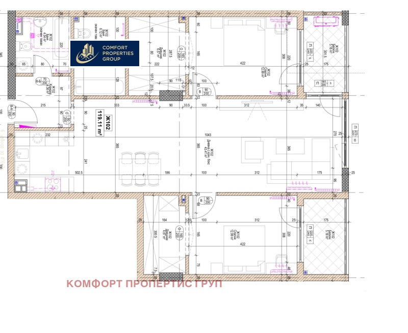 Na prodej  2 ložnice Sofia , Mladost 1 , 141 m2 | 20512193 - obraz [14]