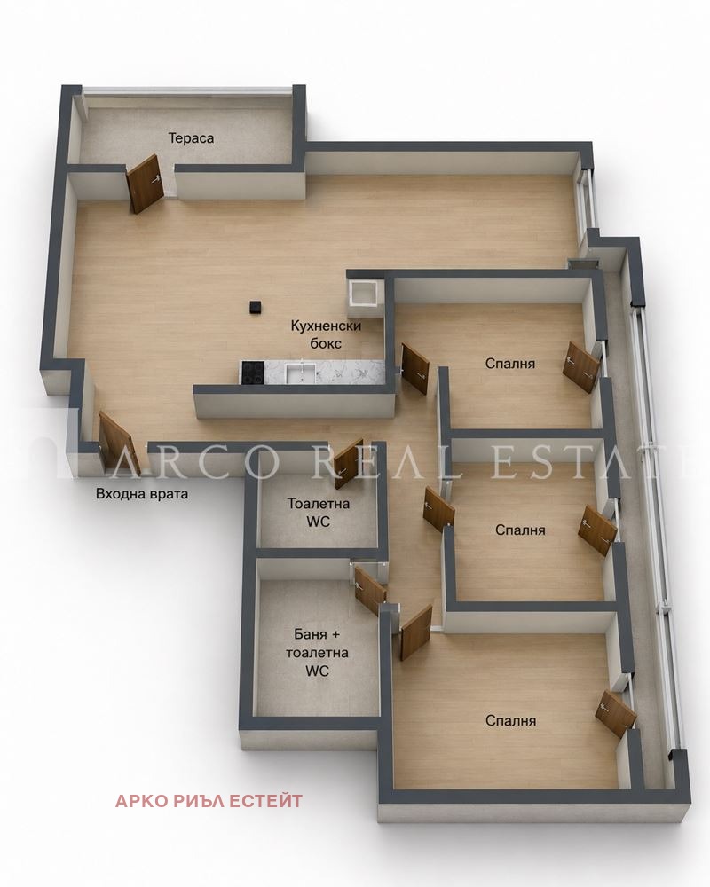 Продава 4-СТАЕН, гр. София, Зона Б-18, снимка 16 - Апартаменти - 54710353