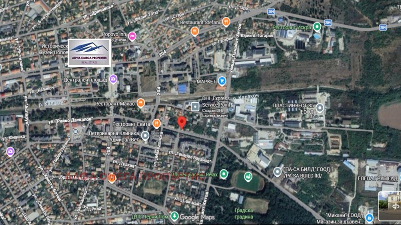 Продава ПАРЦЕЛ в област Търговище, гр. Попово - 444 кв.м / 152 000 € » 297 286.16 лв., АЛФА ОМЕГА ПРОПЪРТИС