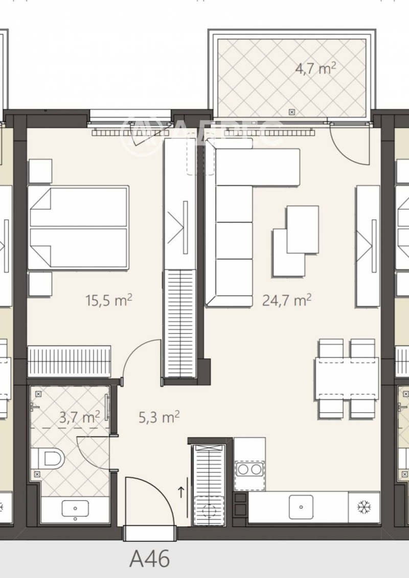 Til salg  1 soveværelse Sofia , Malinova dolina , 70 kvm | 96630508 - billede [4]