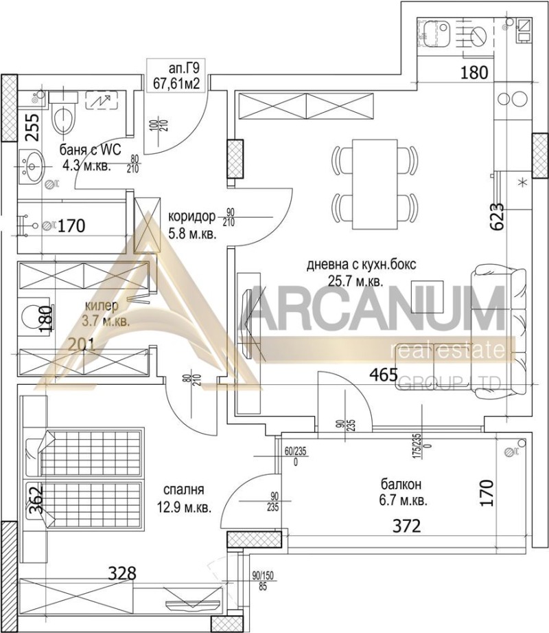 Продава 2-СТАЕН, гр. Варна, Кайсиева градина, снимка 2 - Апартаменти - 52391132