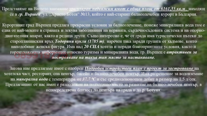 Продава БИЗНЕС ИМОТ, гр. Вършец, област Монтана, снимка 3 - Други - 52786440