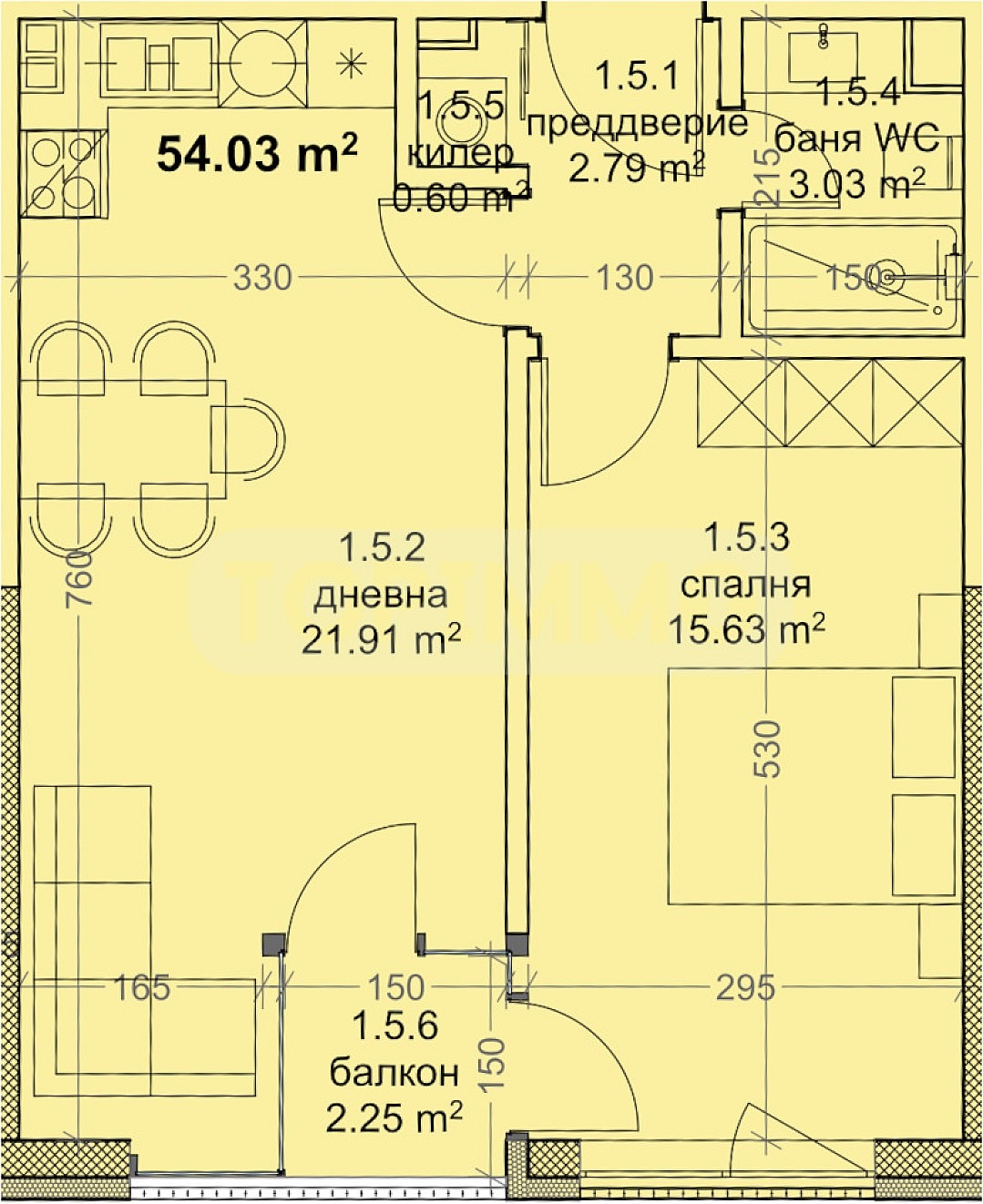 Продава 2-СТАЕН, гр. Варна, Трошево, снимка 2 - Апартаменти - 52272851