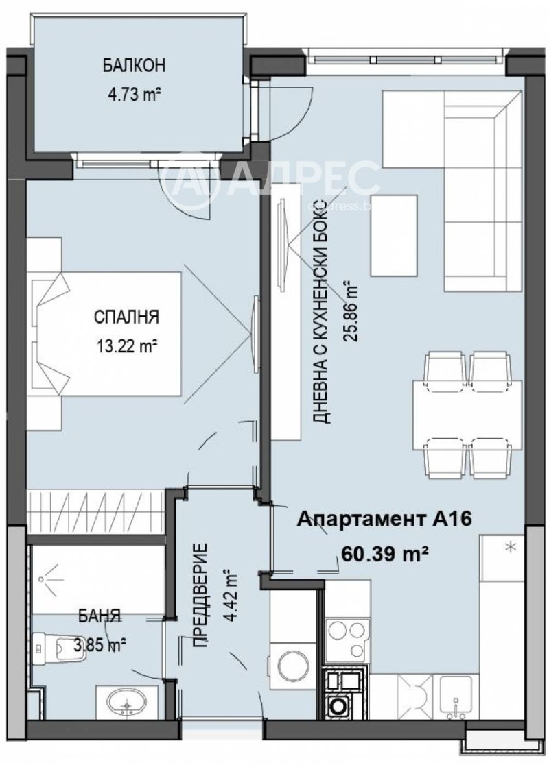 Продава 2-СТАЕН, гр. София, Кръстова вада, снимка 4 - Апартаменти - 53520707