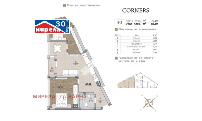 En venta  2 dormitorios Varna , m-t Akchelar , 82 metros cuadrados | 49953046 - imagen [7]
