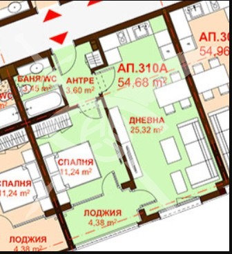 Продава  2-стаен град Бургас , Сарафово , 54 кв.м | 63046383