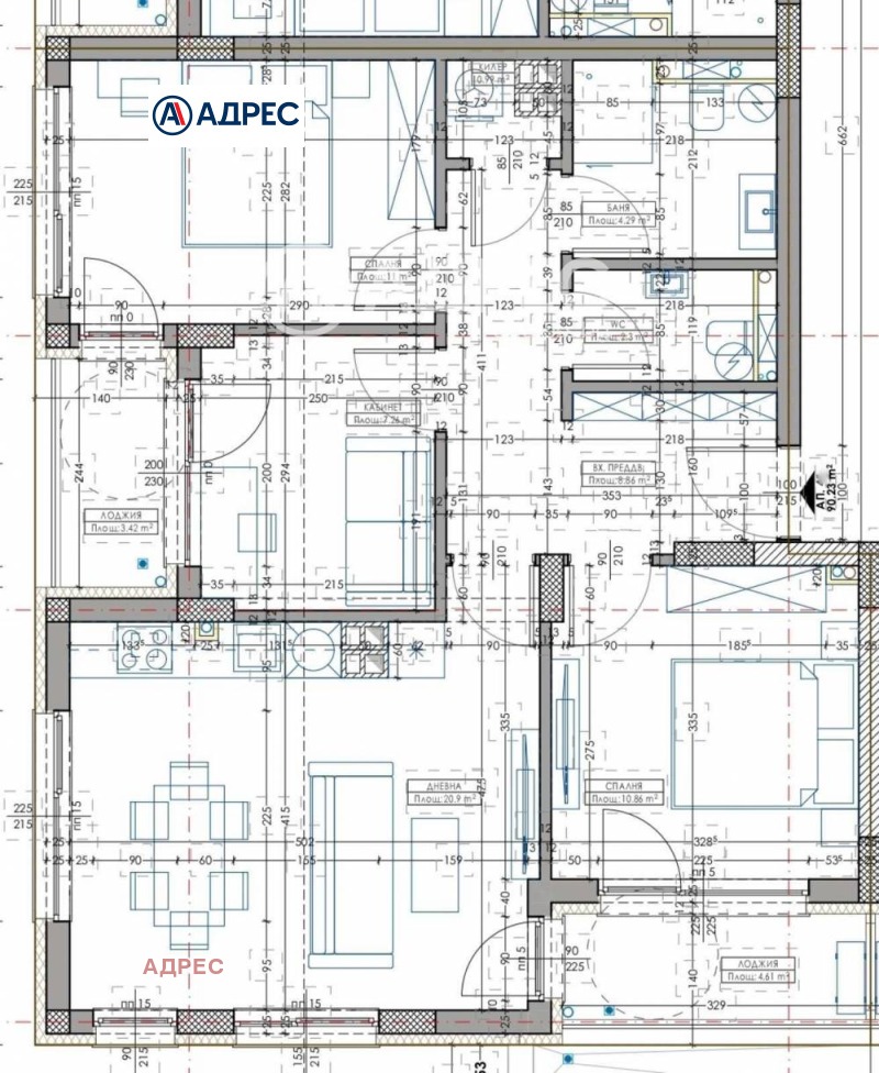 Na prodej  2 ložnice Varna , Vladislav Varnenčik 1 , 105 m2 | 53481503 - obraz [7]
