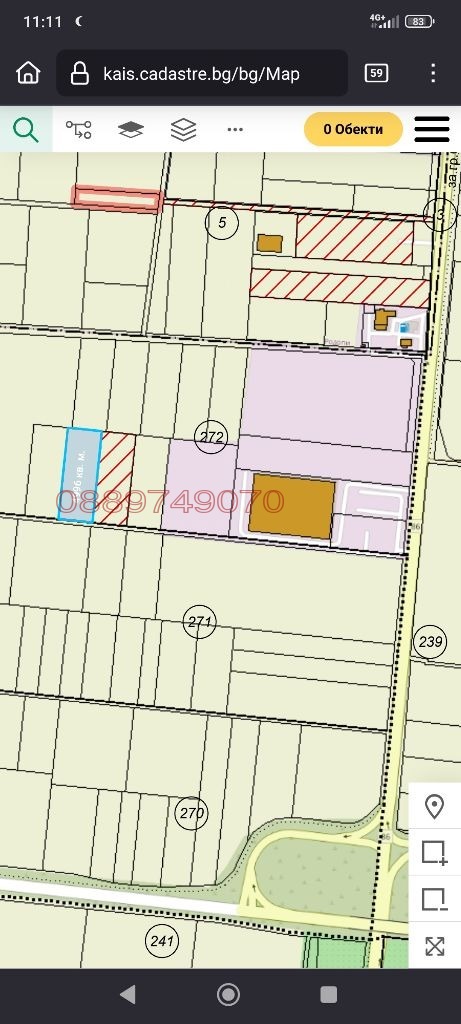 For Sale  Plot Plovdiv , Zapaden , 4996 sq.m | 66394741