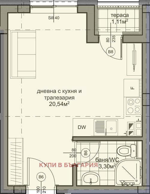 Продава 1-СТАЕН, гр. Варна, Владислав Варненчик 1, снимка 4 - Aпартаменти - 48021898