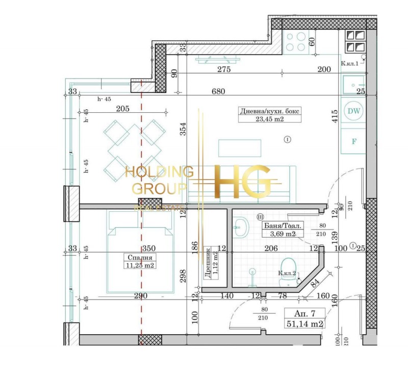 Продава  2-стаен град Варна , Левски 1 , 60 кв.м | 59321107 - изображение [4]