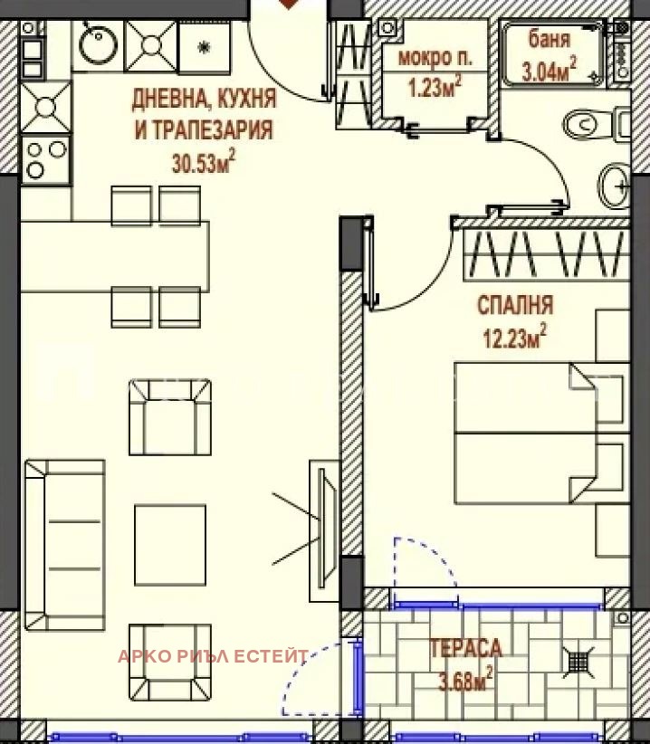 For Sale  1 bedroom Sofia , Lyulin 4 , 70 sq.m | 82256425 - image [2]
