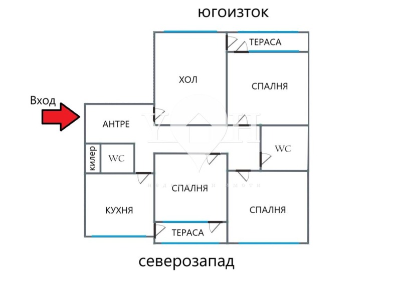 In vendita  3+ camere da letto Sofia , Obelia , 103 mq | 76330832 - Immagine [3]