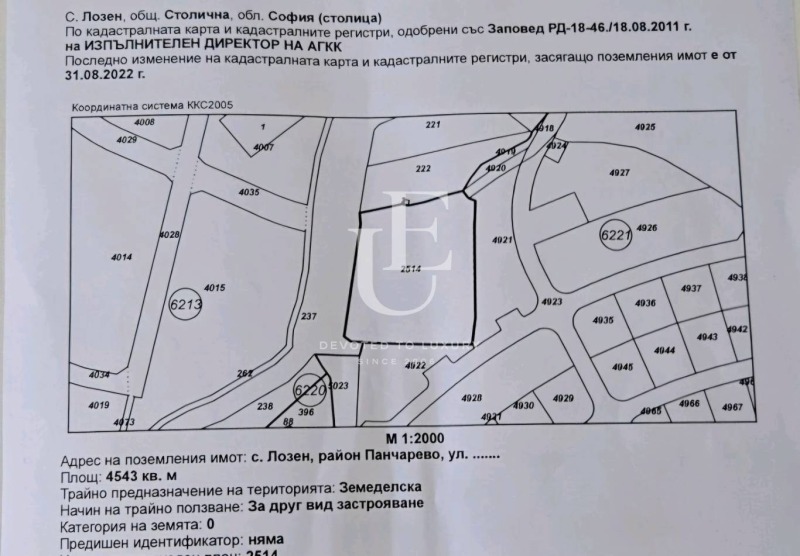 Satılık  Komplo Sofia , v.z.Vrana - Lozen , 4543 metrekare | 32967347 - görüntü [5]