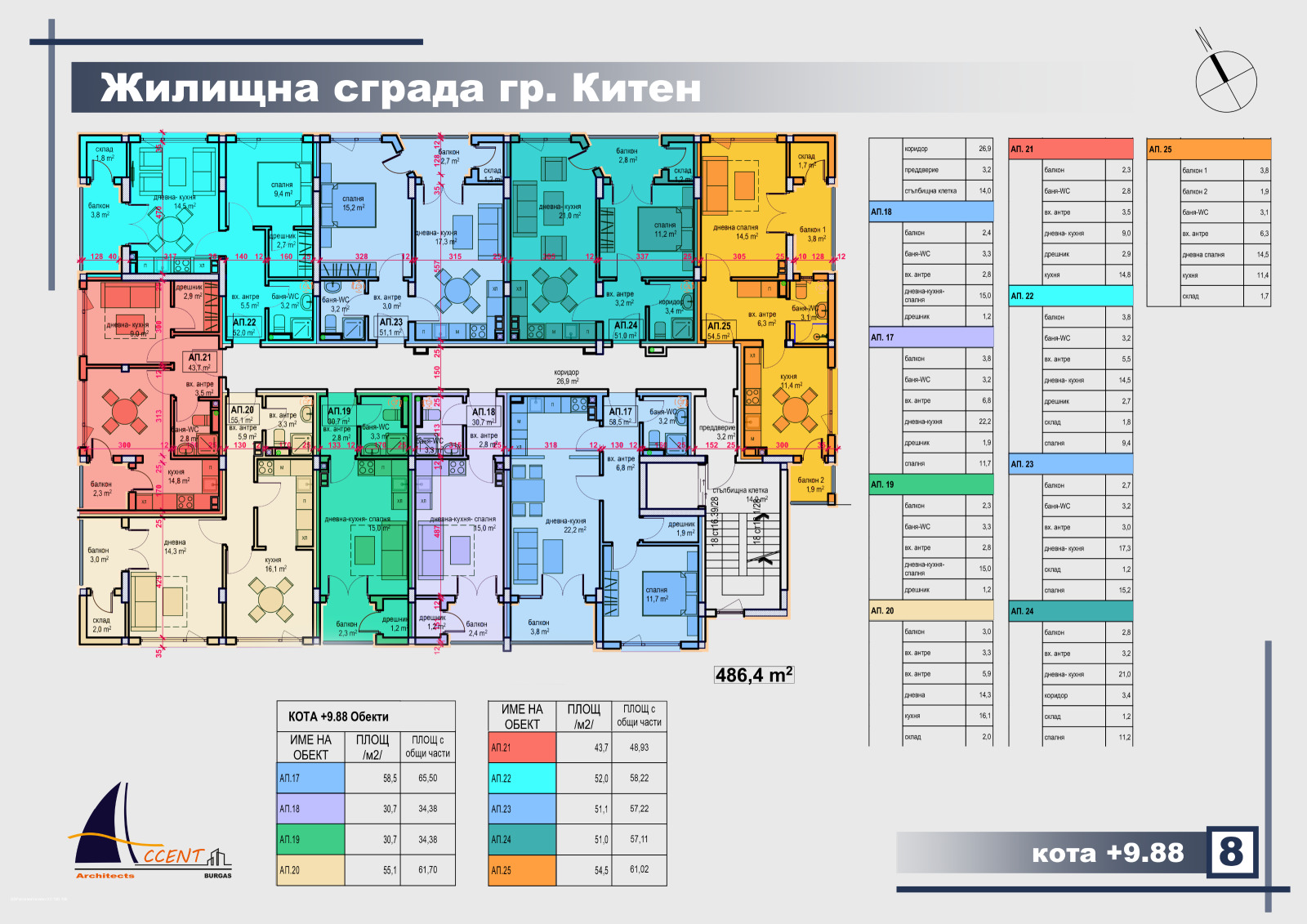 Продава 2-СТАЕН, гр. Китен, област Бургас, снимка 8 - Апартаменти - 55877802