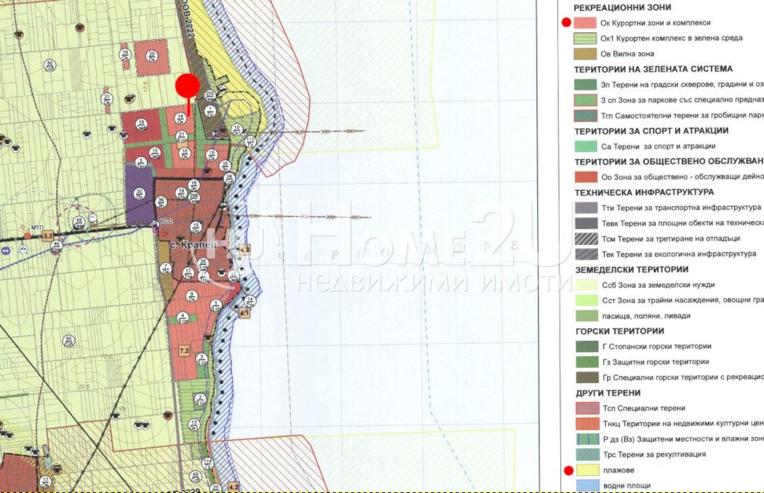 Продава ПАРЦЕЛ, с. Крапец, област Добрич, снимка 8 - Парцели - 55800743