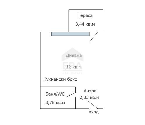 Продава  1-стаен град Варна , Аспарухово , 29 кв.м | 99154189 - изображение [4]