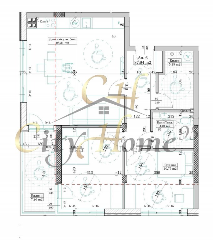 For Sale  2 bedroom Varna , Levski 1 , 102 sq.m | 60672464 - image [2]