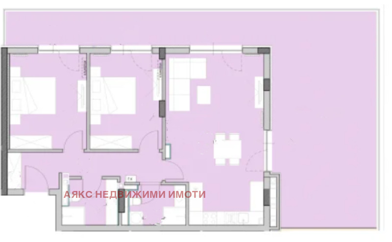 Продава 3-СТАЕН, гр. София, Малинова долина, снимка 1 - Aпартаменти - 49224993