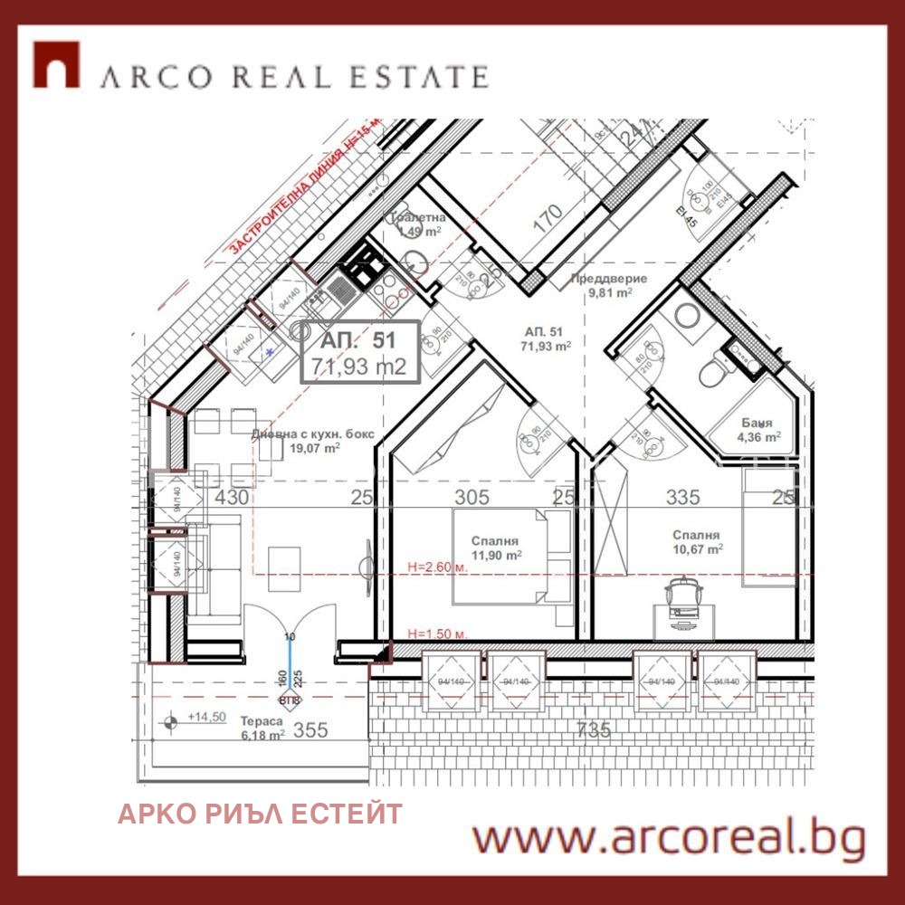 Продава 3-СТАЕН, гр. София, Овча купел 1, снимка 2 - Апартаменти - 54408846