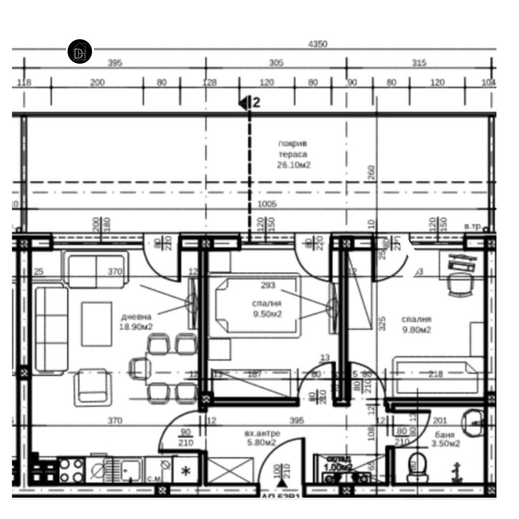 Продава 3-СТАЕН, гр. Пловдив, Южен, снимка 5 - Апартаменти - 55059113