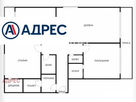 Продава 3-стаен град Варна Център - [1] 