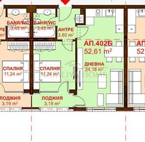 De vânzare  1 dormitor Burgas , Sarafovo , 64 mp | 56253100 - imagine [2]