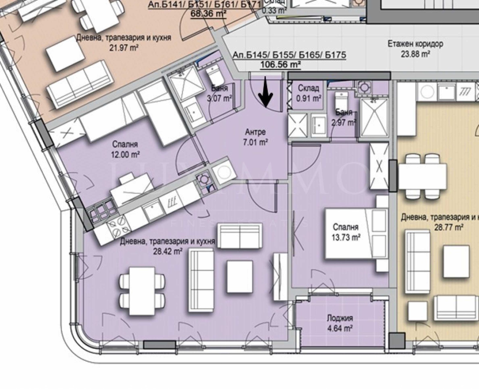 Продава 3-СТАЕН, гр. София, Витоша, снимка 2 - Апартаменти - 48292162