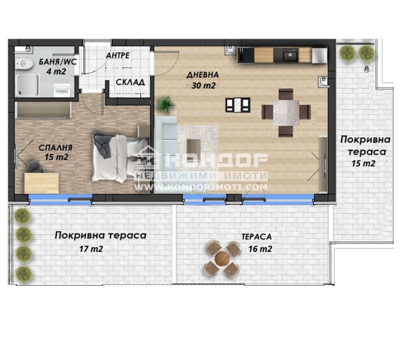 À venda  1 quarto Plovdiv , Belomorski , 123 m² | 40919276 - imagem [2]