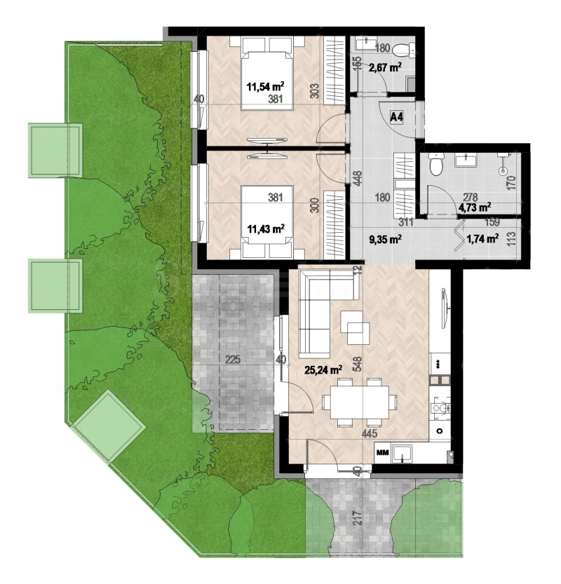 Продава 3-СТАЕН, гр. София, Кръстова вада, снимка 2 - Апартаменти - 52483042