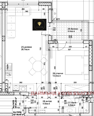 Продава 2-СТАЕН, гр. Пловдив, Остромила, снимка 2 - Aпартаменти - 48399973