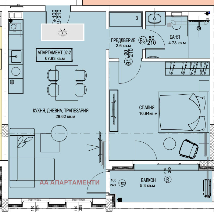 Te koop  1 slaapkamer regio Pazardzjik , Velingrad , 76 m² | 95476954 - afbeelding [2]