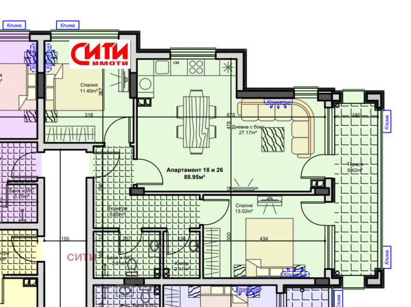 Продава  3-стаен град Стара Загора , Железник - център , 108 кв.м | 59755514