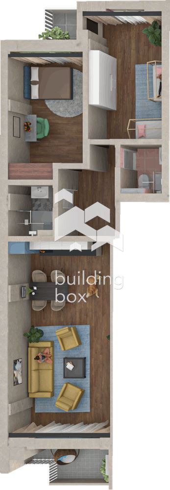 For Sale  2 bedroom Plovdiv , Hristo Smirnenski , 101 sq.m | 64502299 - image [5]