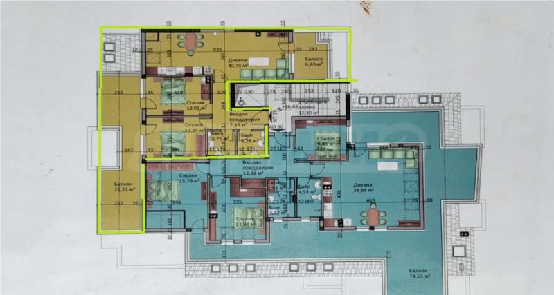 En venta  2 dormitorios Sofia , Lyulin - tsentar , 136 metros cuadrados | 42112058 - imagen [9]