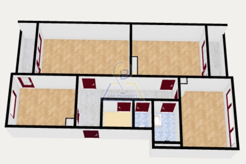 Продава  4-стаен град Бургас , Център , 92 кв.м | 99697245 - изображение [3]