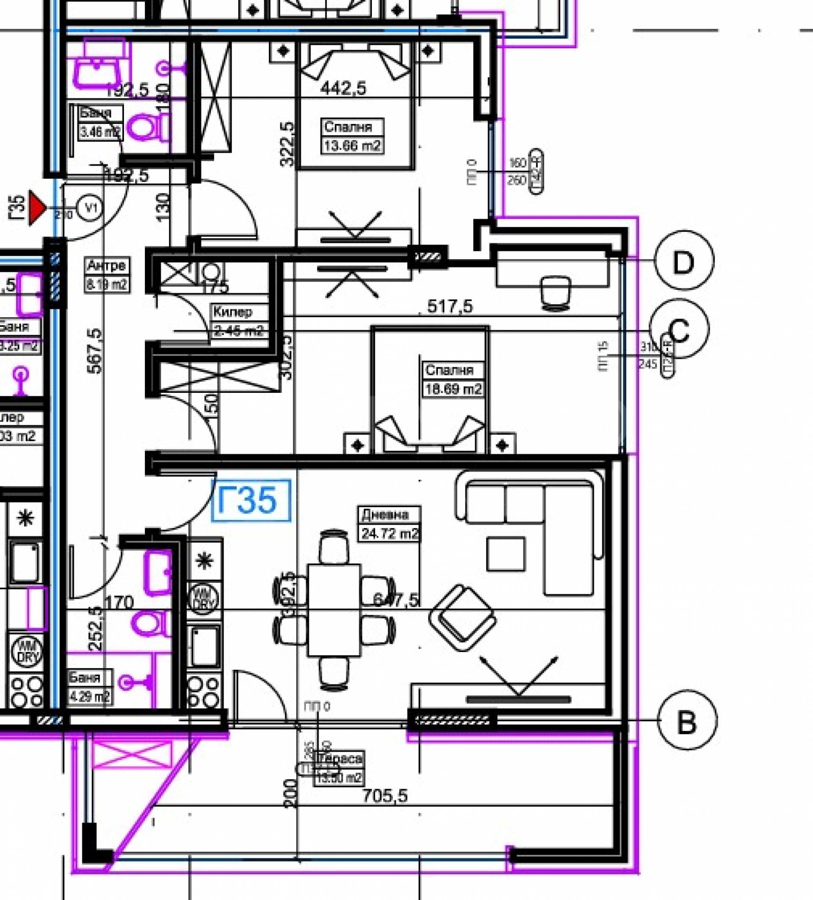 Продава 3-СТАЕН, гр. София, Кръстова вада, снимка 7 - Апартаменти - 50537882