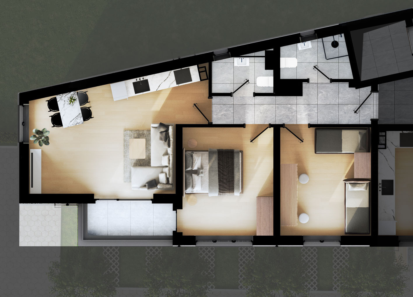 Продава 3-СТАЕН, гр. София, Дружба 2, снимка 2 - Апартаменти - 51094339