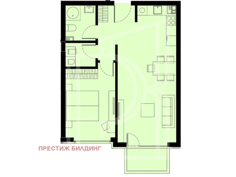 Satılık  1 yatak odası Sofia , Malinova dolina , 76 metrekare | 77143384 - görüntü [6]