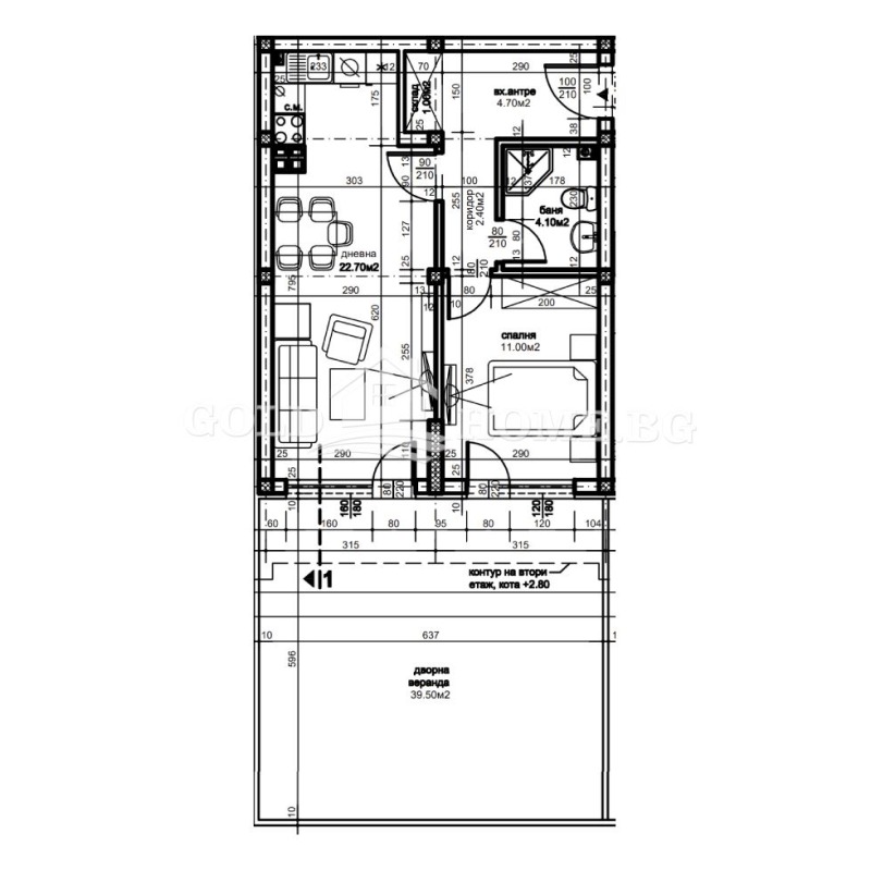 En venta  1 dormitorio Plovdiv , Ostromila , 62 metros cuadrados | 81151859 - imagen [2]