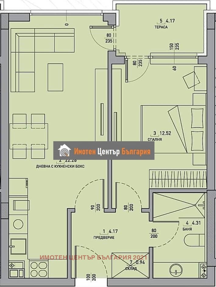 Продава 2-СТАЕН, гр. София, Малинова долина, снимка 1 - Aпартаменти - 48786617