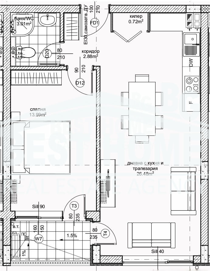 Продава 2-СТАЕН, гр. Варна, Възраждане 1, снимка 2 - Апартаменти - 53396529