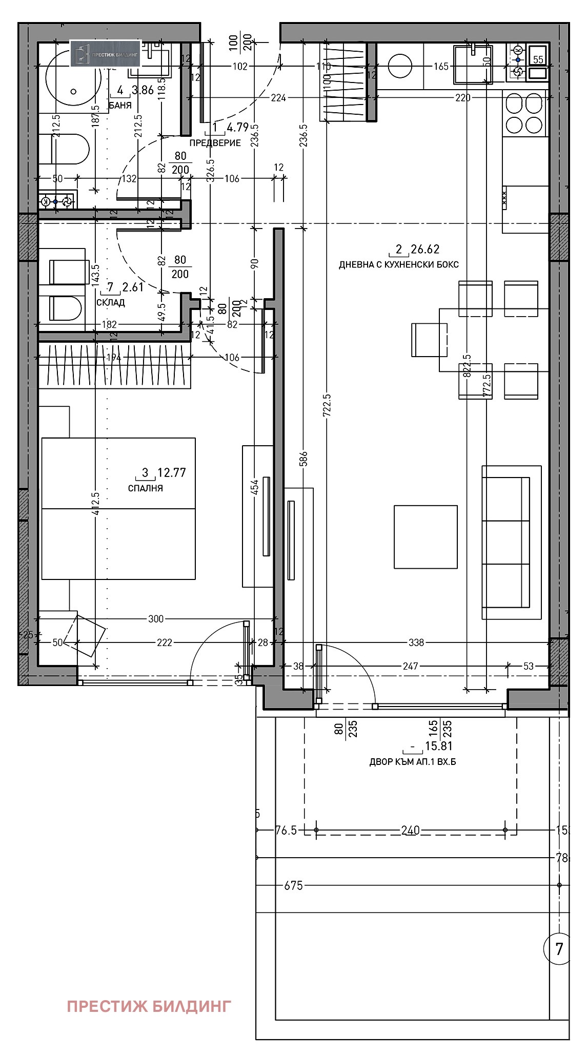Продава 2-СТАЕН, гр. София, Малинова долина, снимка 5 - Апартаменти - 53207324