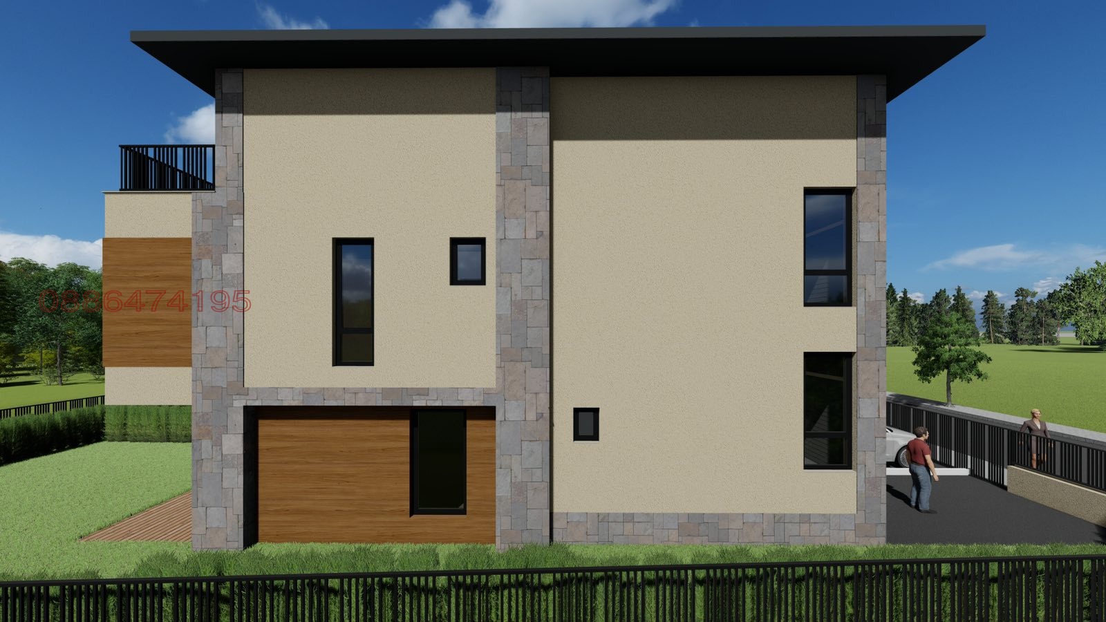 Продава КЪЩА, гр. София, гр. Банкя, снимка 9 - Къщи - 54339396