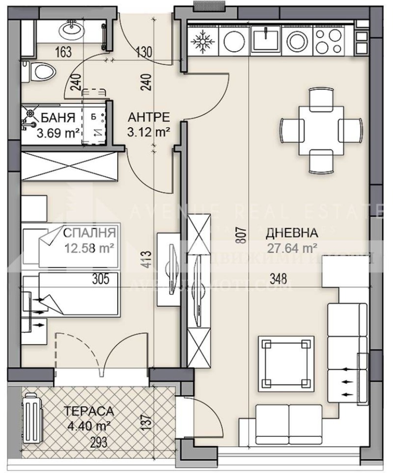 Til salgs  1 soverom Plovdiv , Gagarin , 71 kvm | 81591956 - bilde [4]